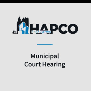 Municipal Court Hearing
